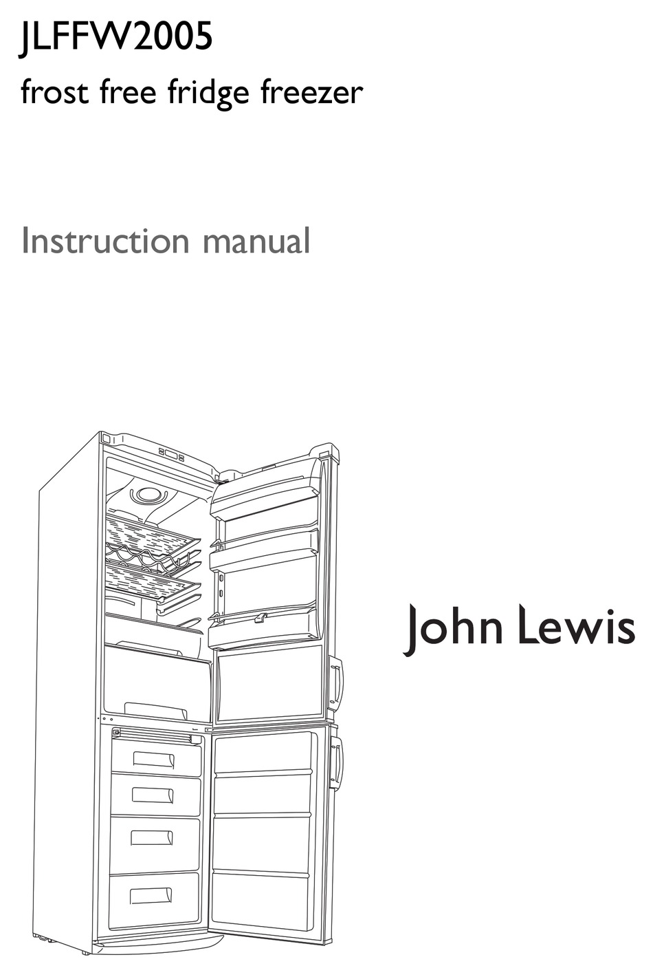 John Lewis Jlffw2005 Instruction Manual Pdf Download Manualslib