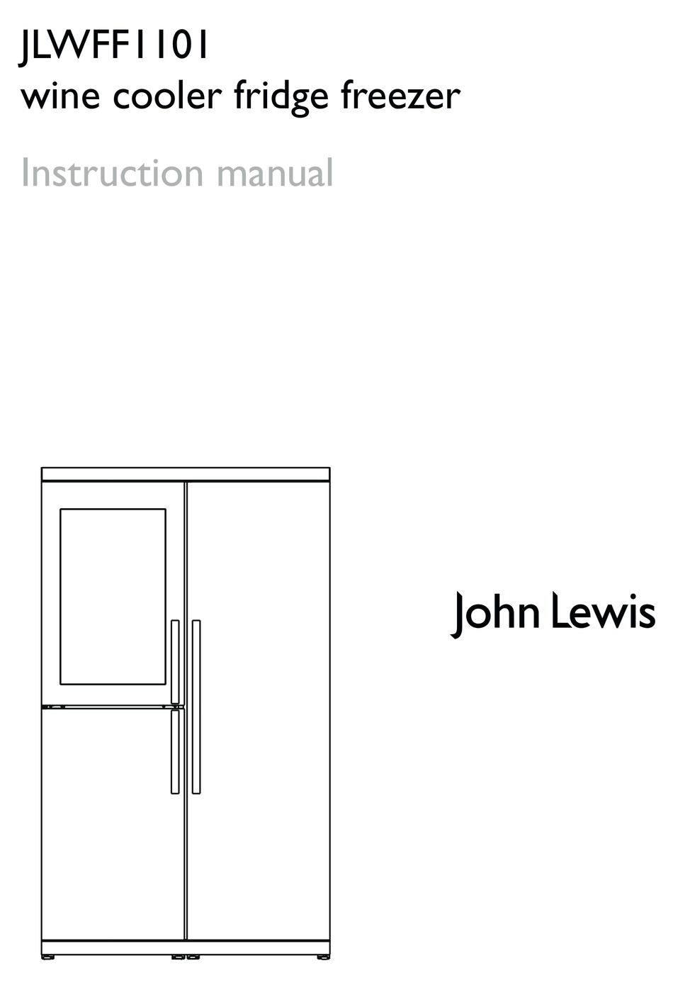 John Lewis Jlwff1101 Instruction Manual Pdf Download Manualslib