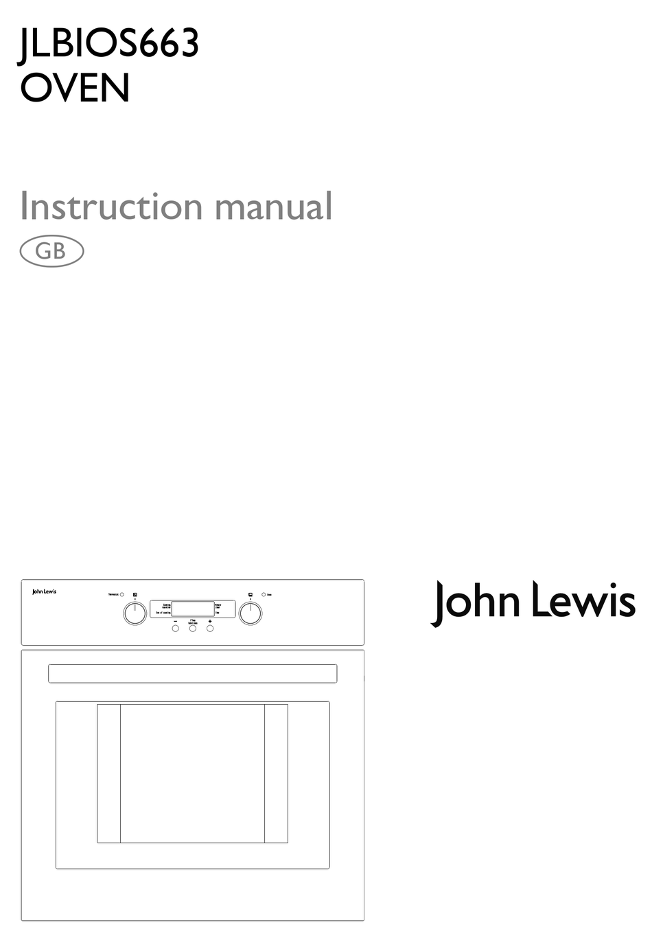 JOHN LEWIS JLBIOS663 INSTRUCTION MANUAL Pdf Download ManualsLib