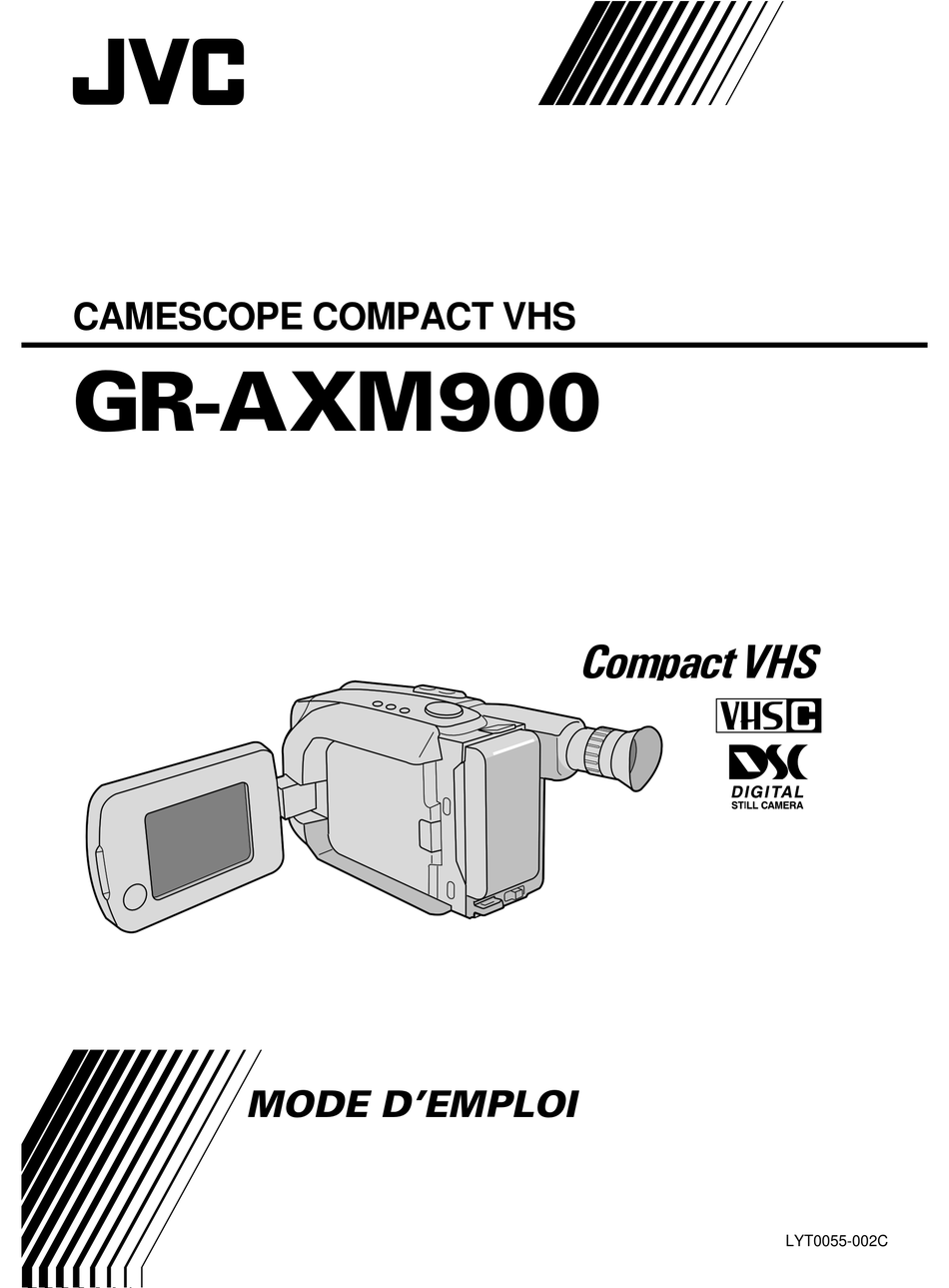 JVC CAMESCOPE COMPACT VHS GRAXM900 MODE D'EMPLOI Pdf Download ManualsLib