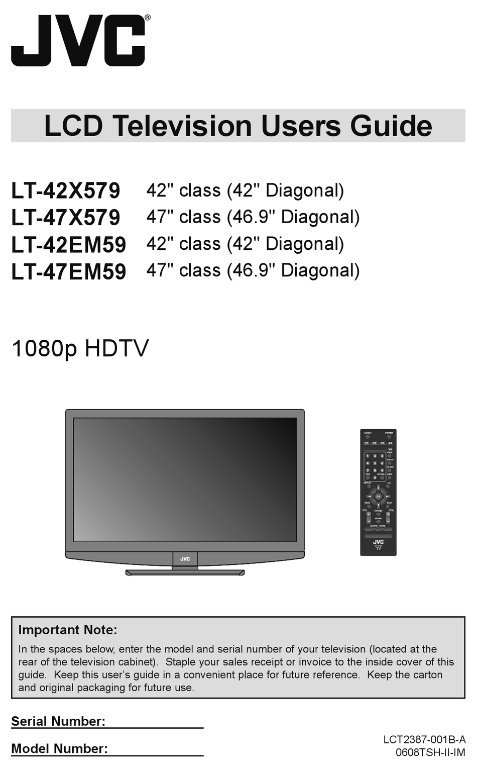 JVC LCT2387-001B-A USER MANUAL Pdf Download | ManualsLib