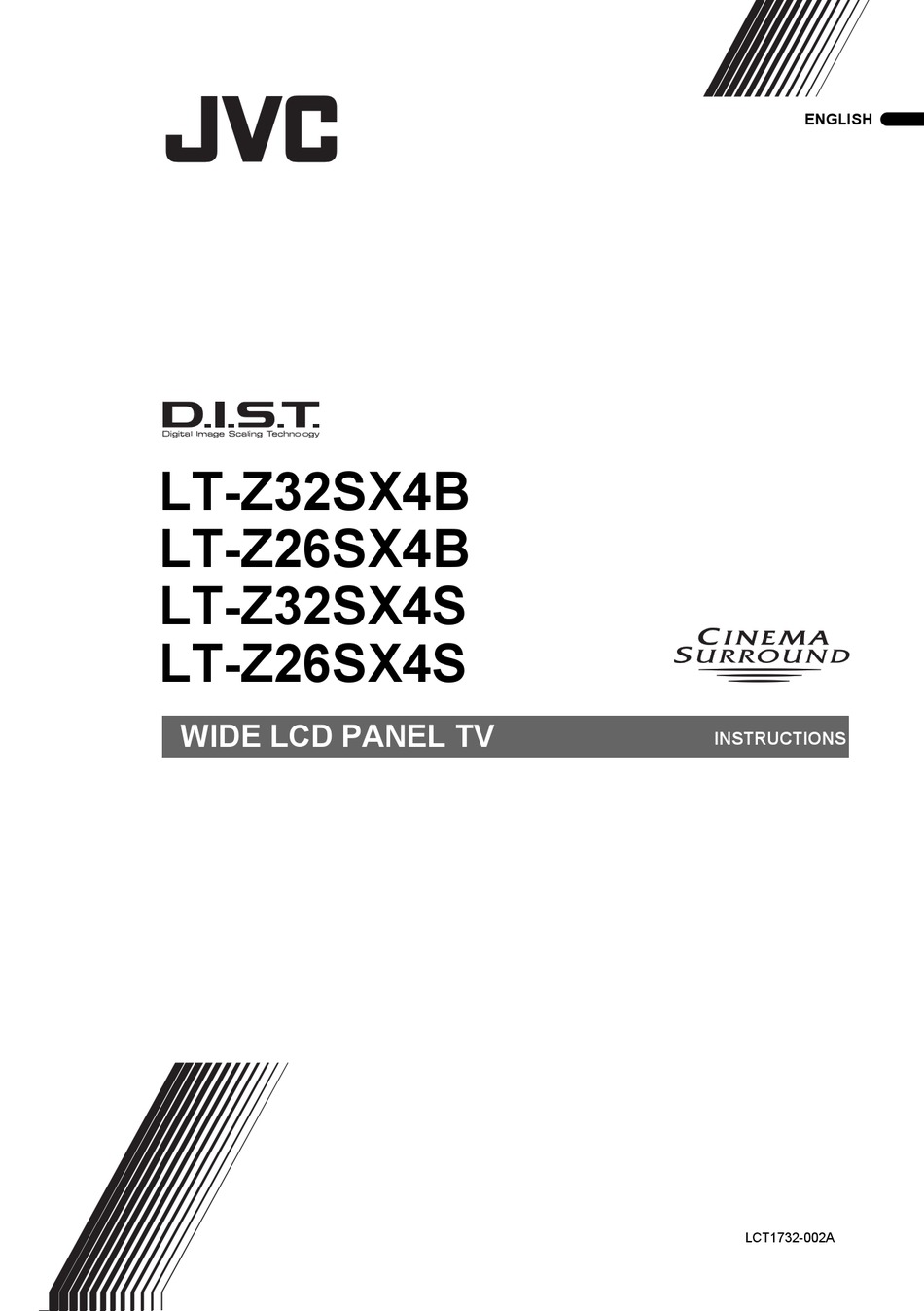 JVC LT Z26SX4B INSTRUCTIONS MANUAL Pdf Download ManualsLib