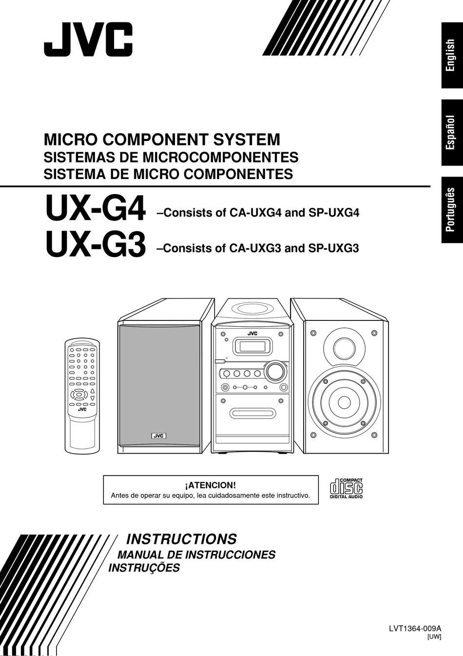 JVC UX-G3 INSTRUCTIONS MANUAL Pdf Download | ManualsLib