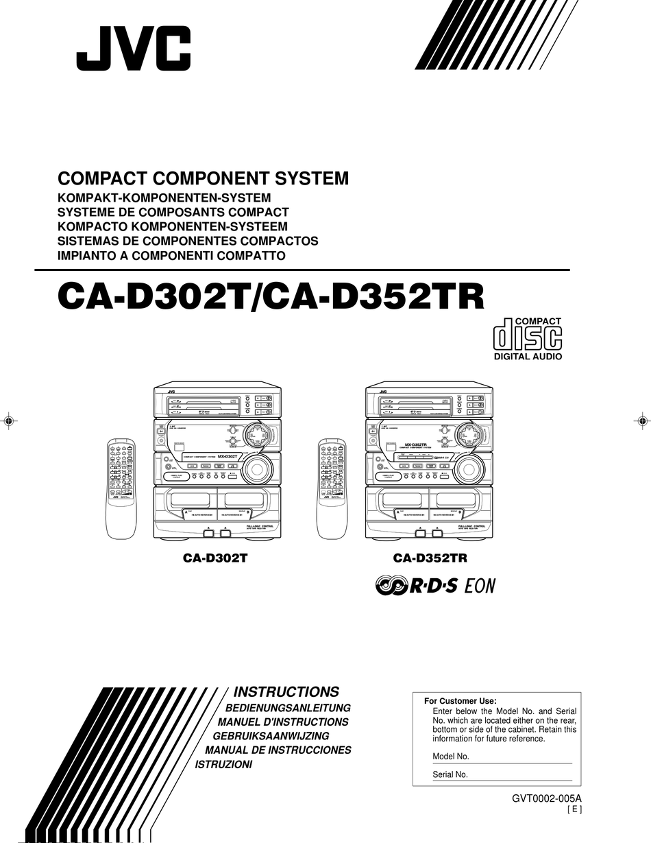 Схема jvc ca dxt9