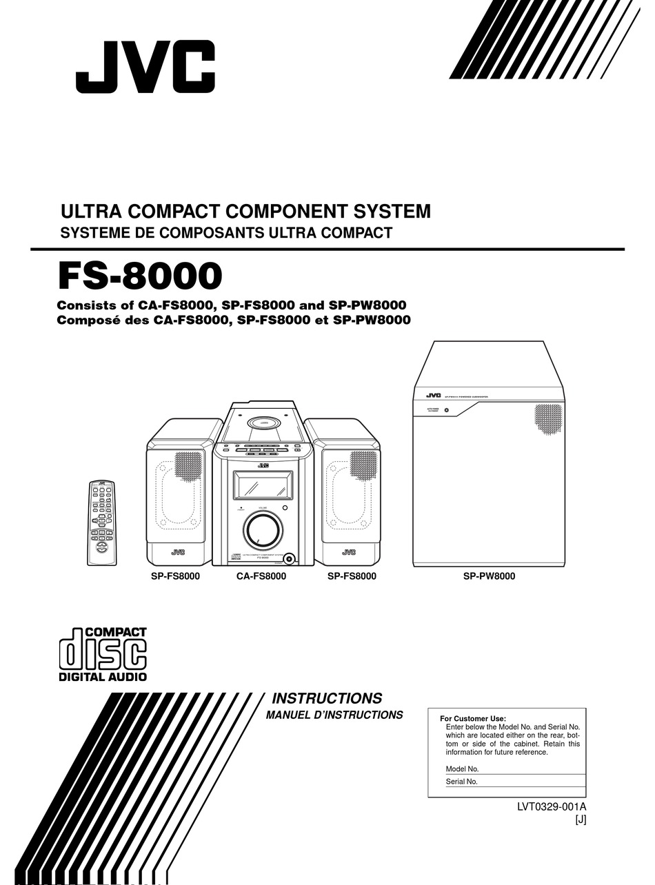 JVC FS-8000 INSTRUCTIONS MANUAL Pdf Download | ManualsLib