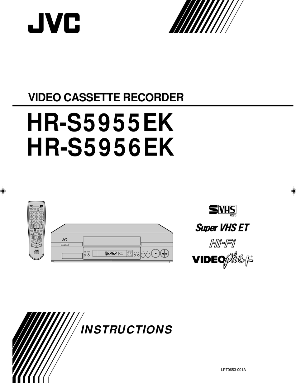 JVC HR-S5955EK INSTRUCTIONS MANUAL Pdf Download | ManualsLib