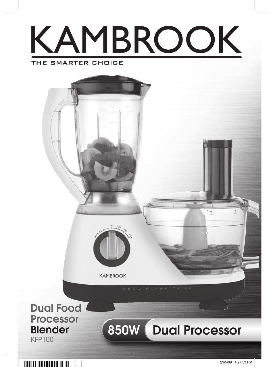 KAMBROOK KFP100 USER MANUAL Pdf Download ManualsLib