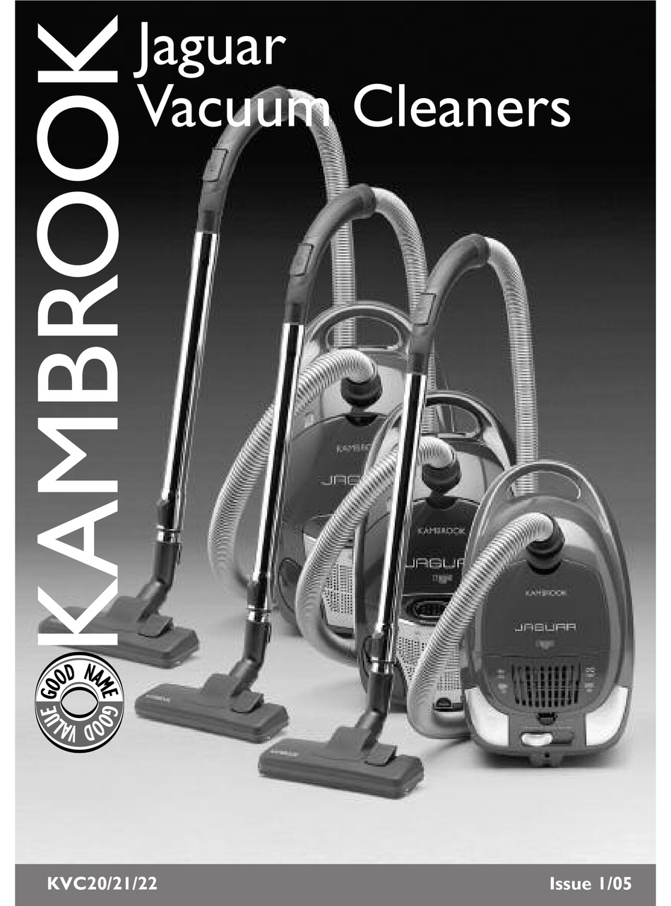 Kambrook Jaguar KVC20 Owner's Manual 