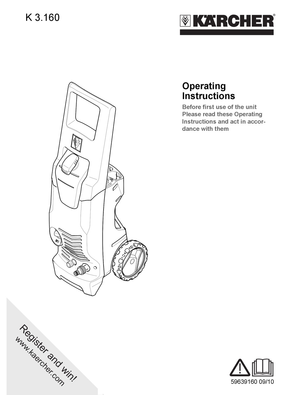 KÄRCHER K 3.160 OPERATING INSTRUCTIONS MANUAL Pdf Download | ManualsLib