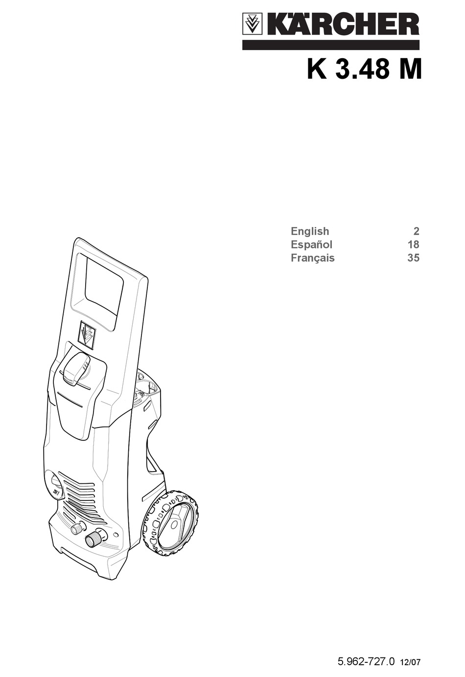 KÄRCHER K 3.48 M OPERATOR'S MANUAL Pdf Download ManualsLib