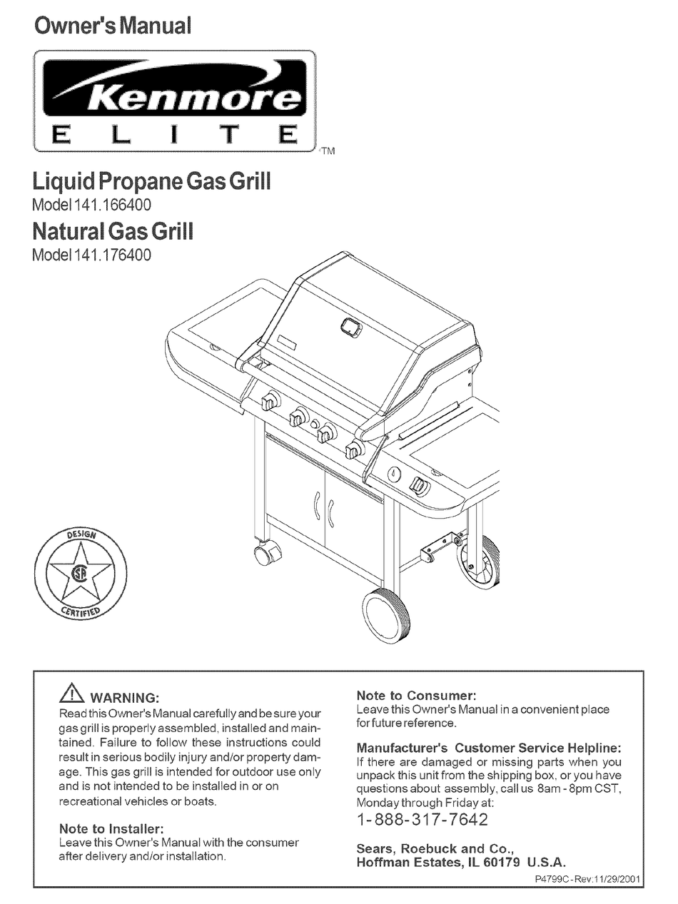 KENMORE 141.1664 OWNER S MANUAL Pdf Download ManualsLib