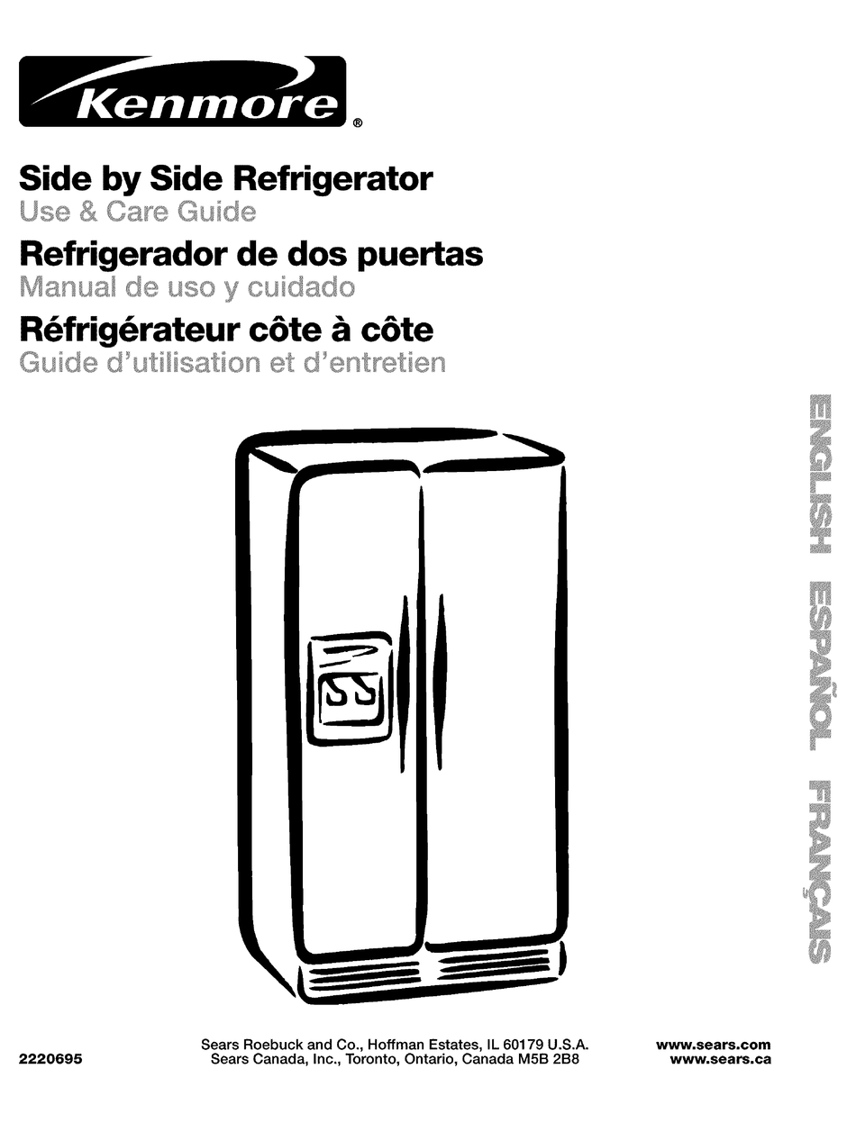 kenmore 106 refrigerator size