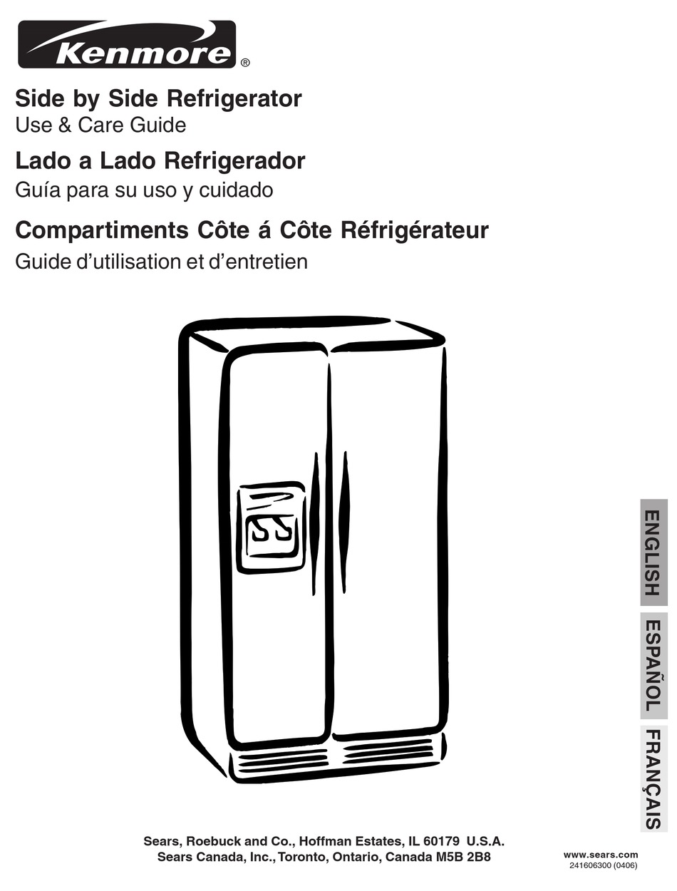 kenmore refrigerator 253 size