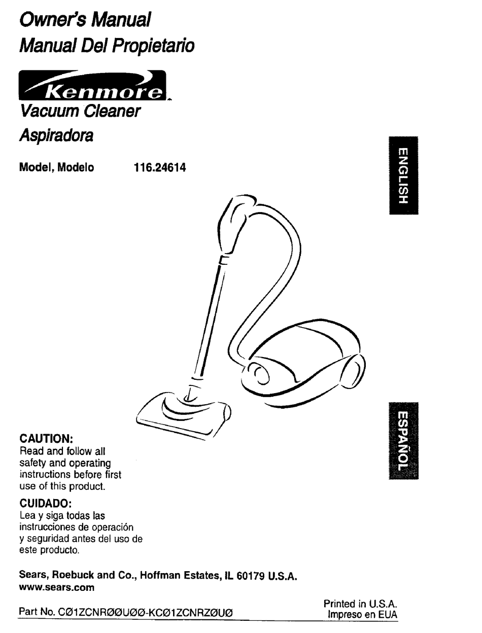 KENMORE 11 OWNER'S MANUAL Pdf Download | ManualsLib