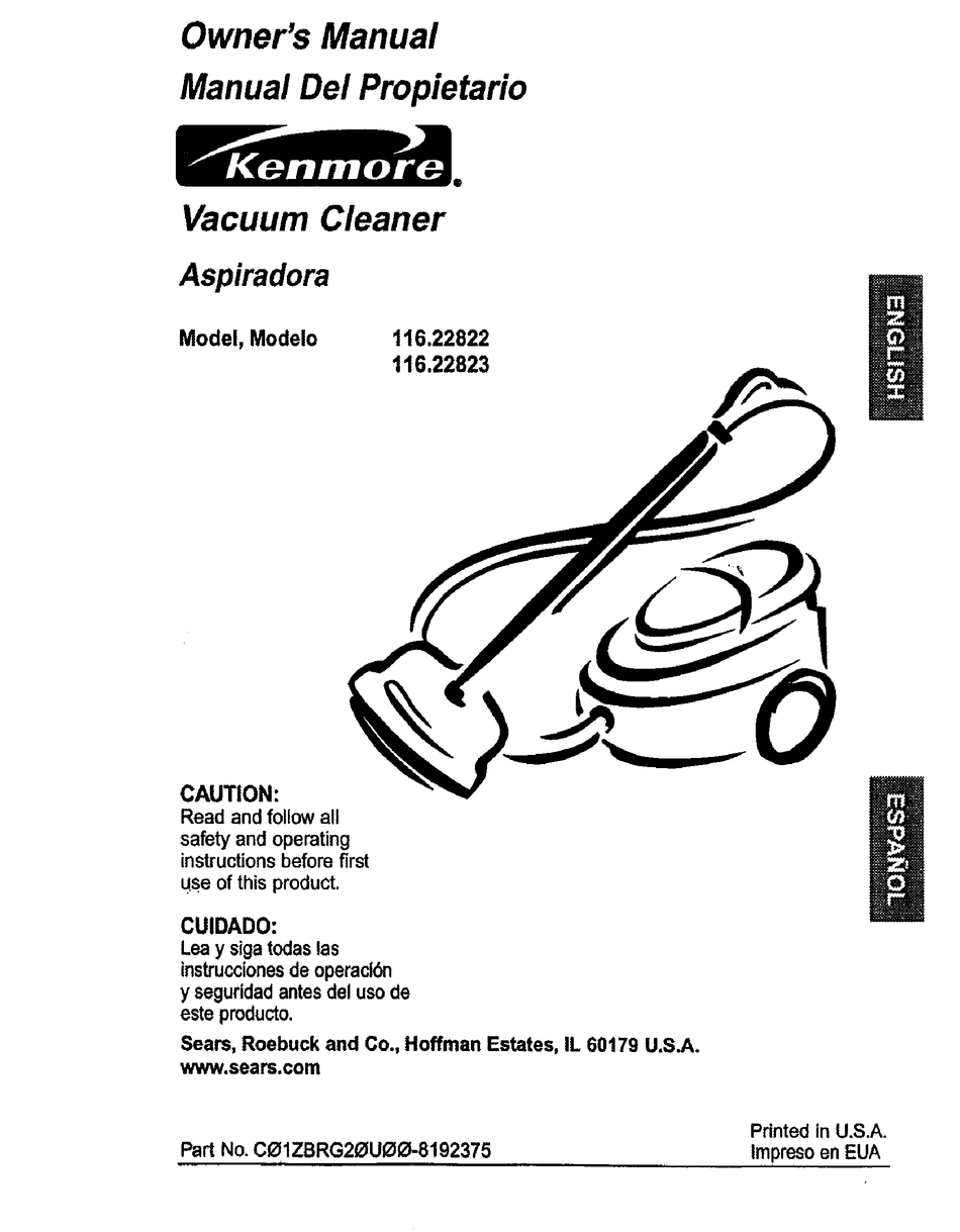 KENMORE 116.22822 OWNER