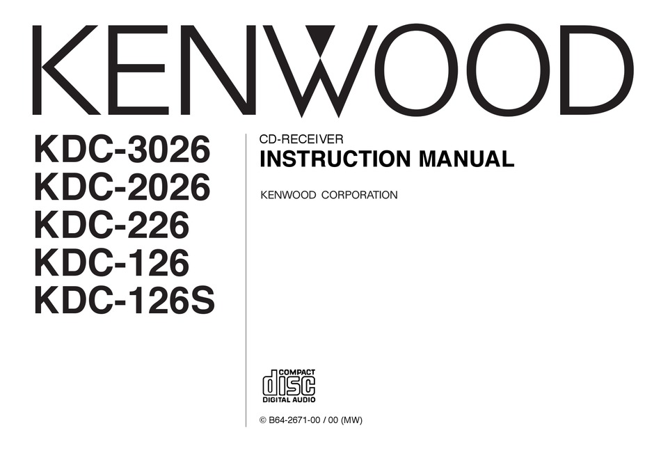 Kenwood corporation. Kenwood KDC-u31. Kdc226. Kdc4020. Kenwood KRC-36.