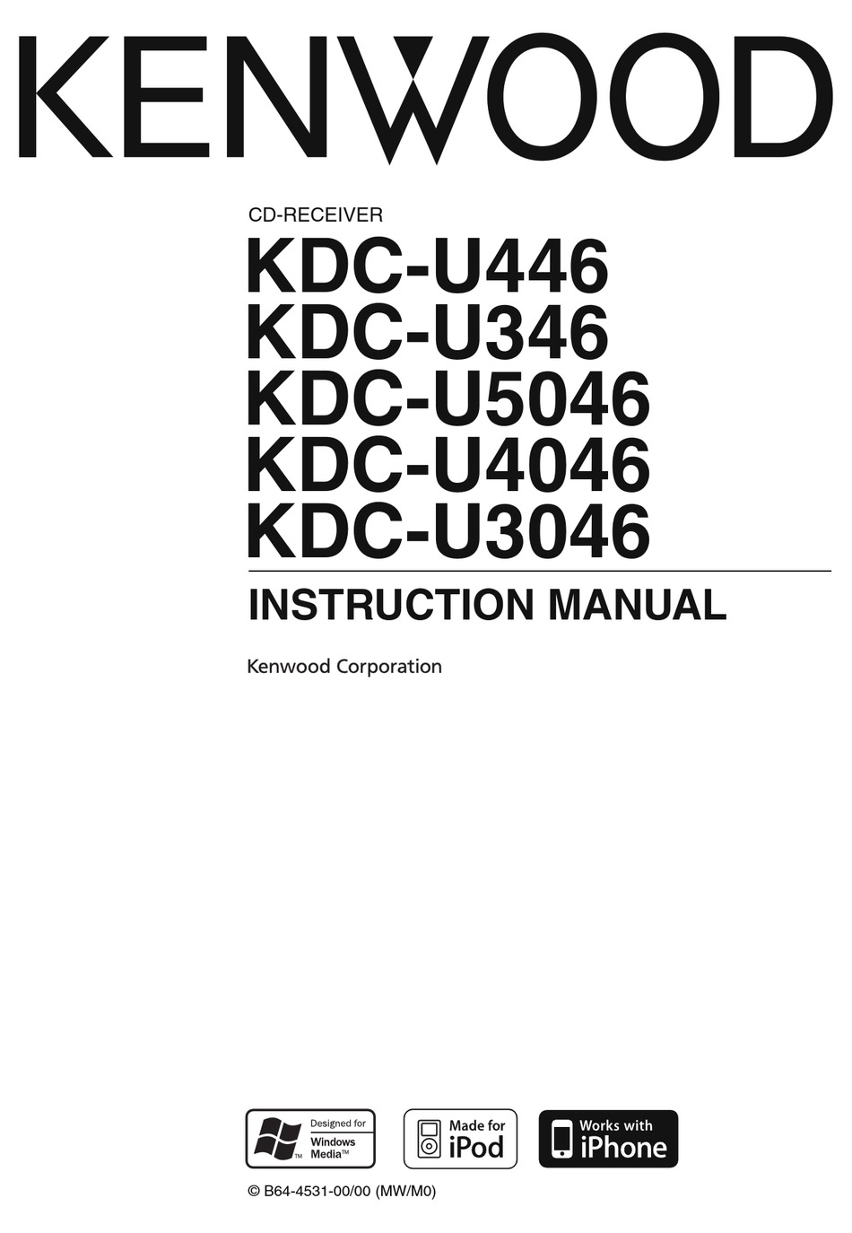 Магнитола kenwood kdc u30 инструкция