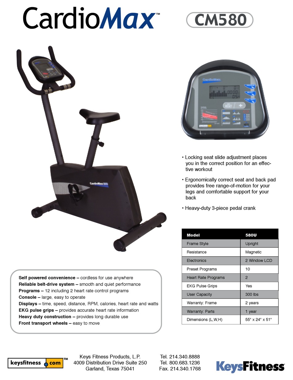 cardiomax exercise cycle