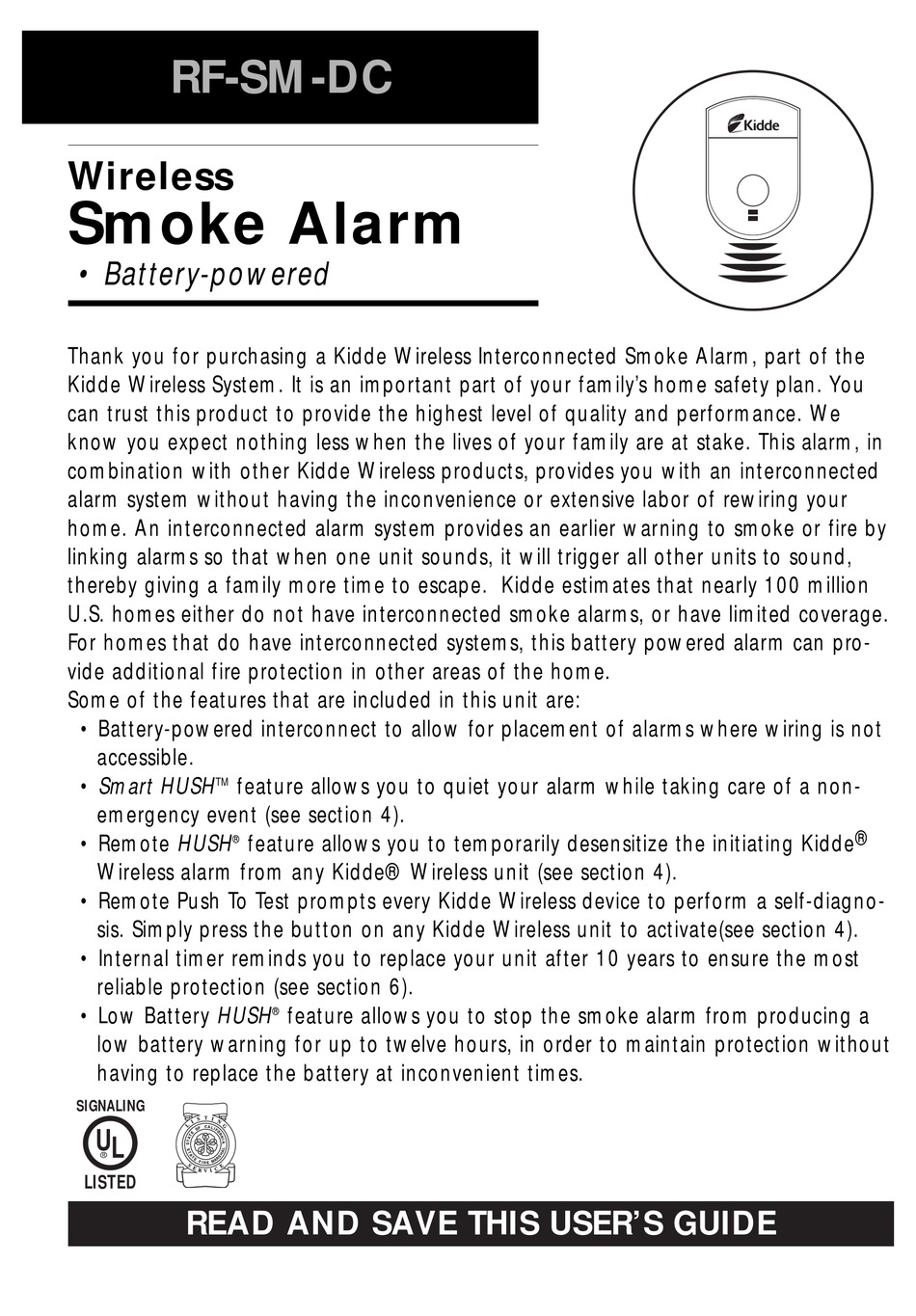 KIDDE RFSMDC USER MANUAL Pdf Download ManualsLib