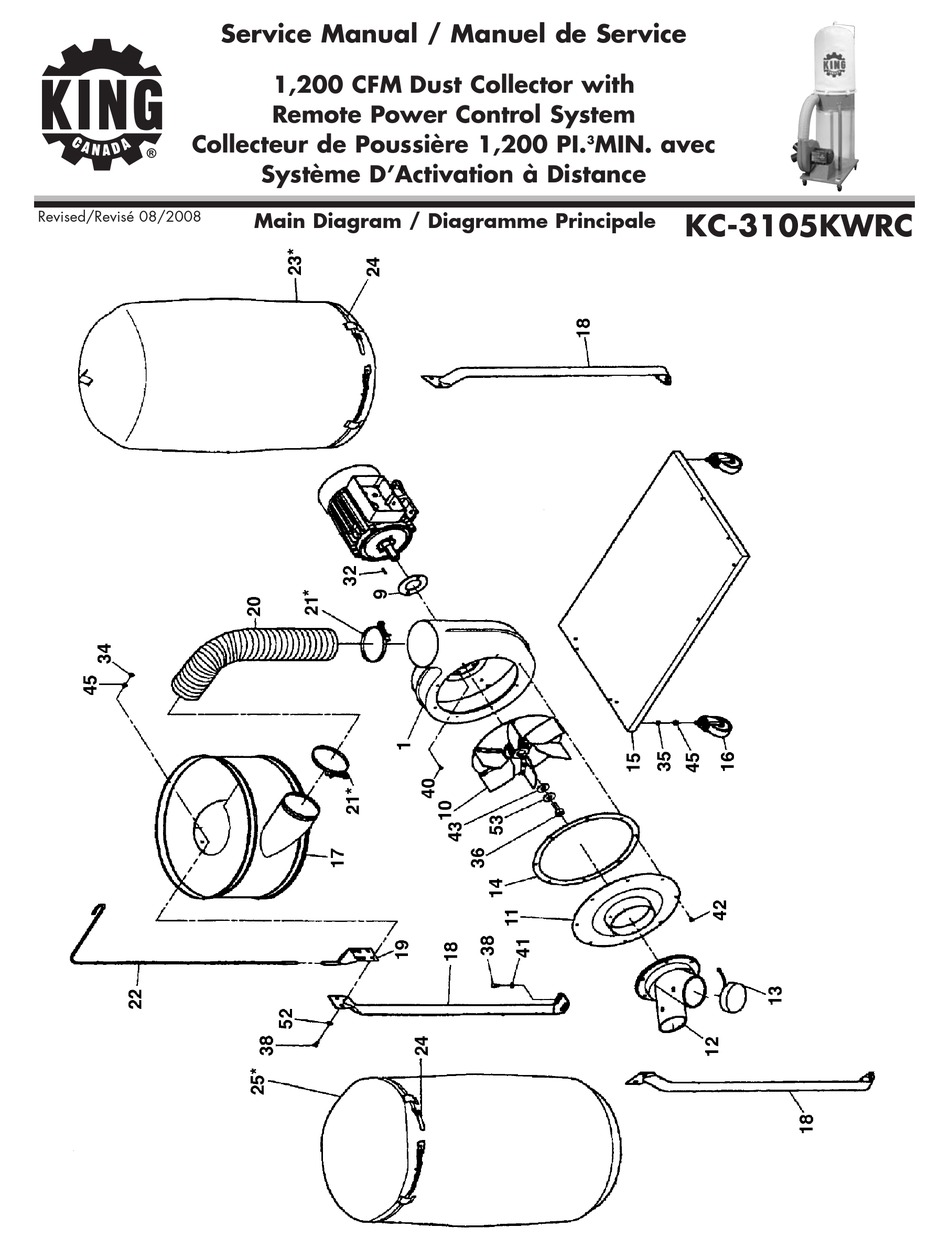 KING CANADA KC3105KWRC SERVICE MANUAL Pdf Download ManualsLib