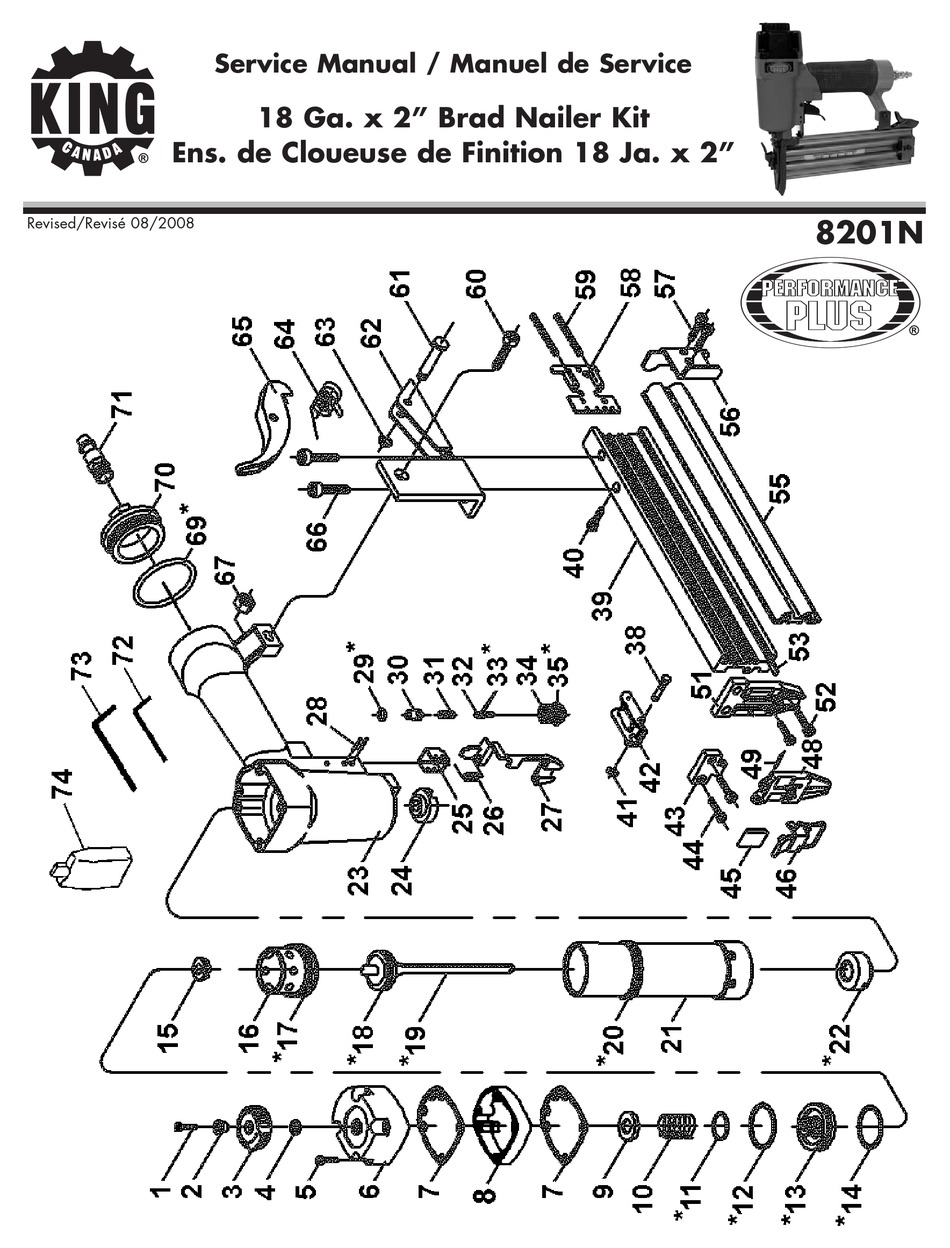 KING CANADA 8201N SERVICE MANUAL Pdf Download | ManualsLib