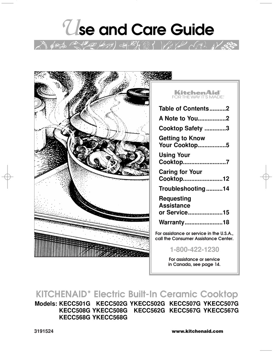 kitchenaid ceramic cooktop troubleshooting