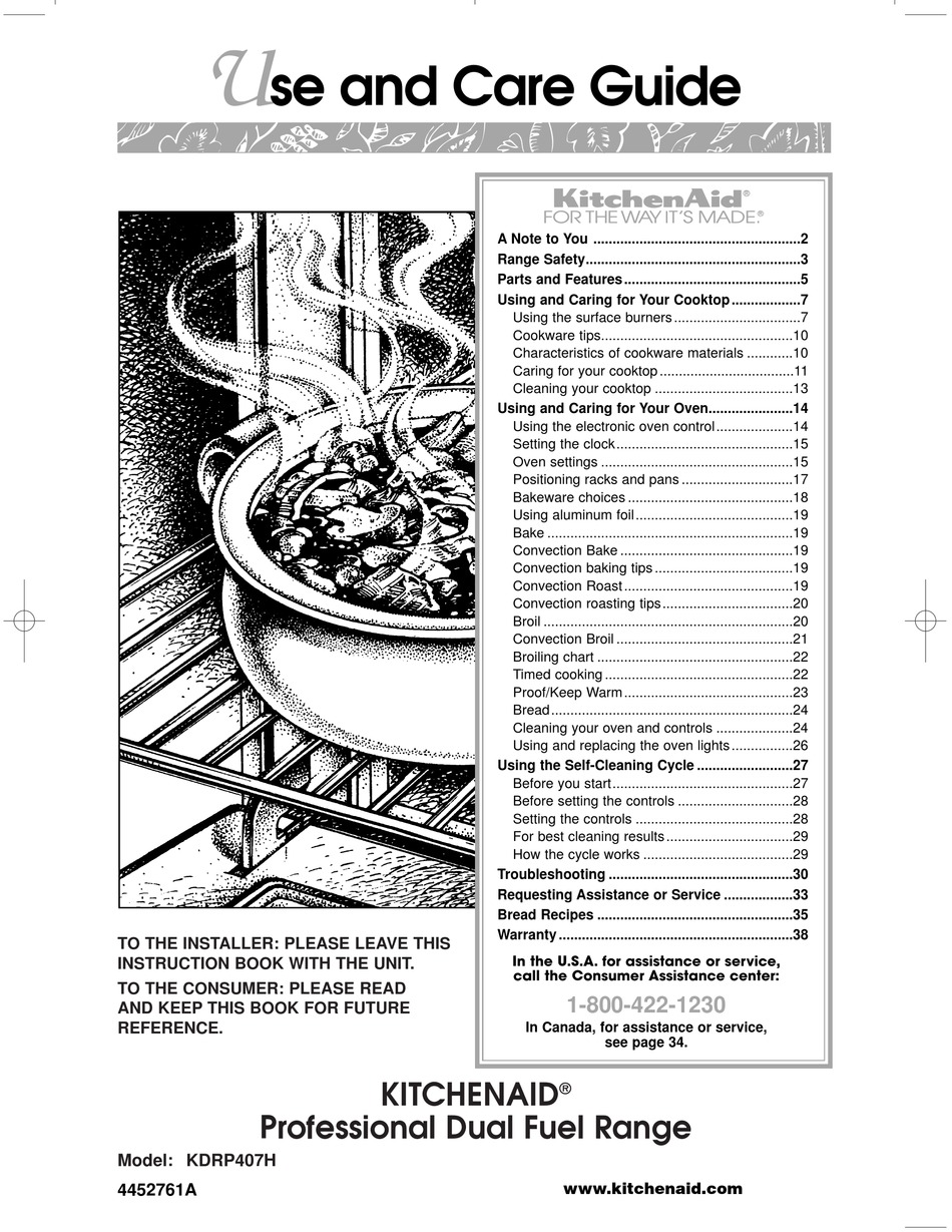 KITCHENAID KDRP407H USE AND CARE MANUAL Pdf Download ManualsLib   Kitchenaid Kdrp407h 