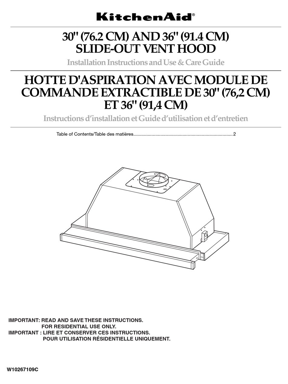 Range Hood Care; Cleaning; Replacing The Bulb - KitchenAid