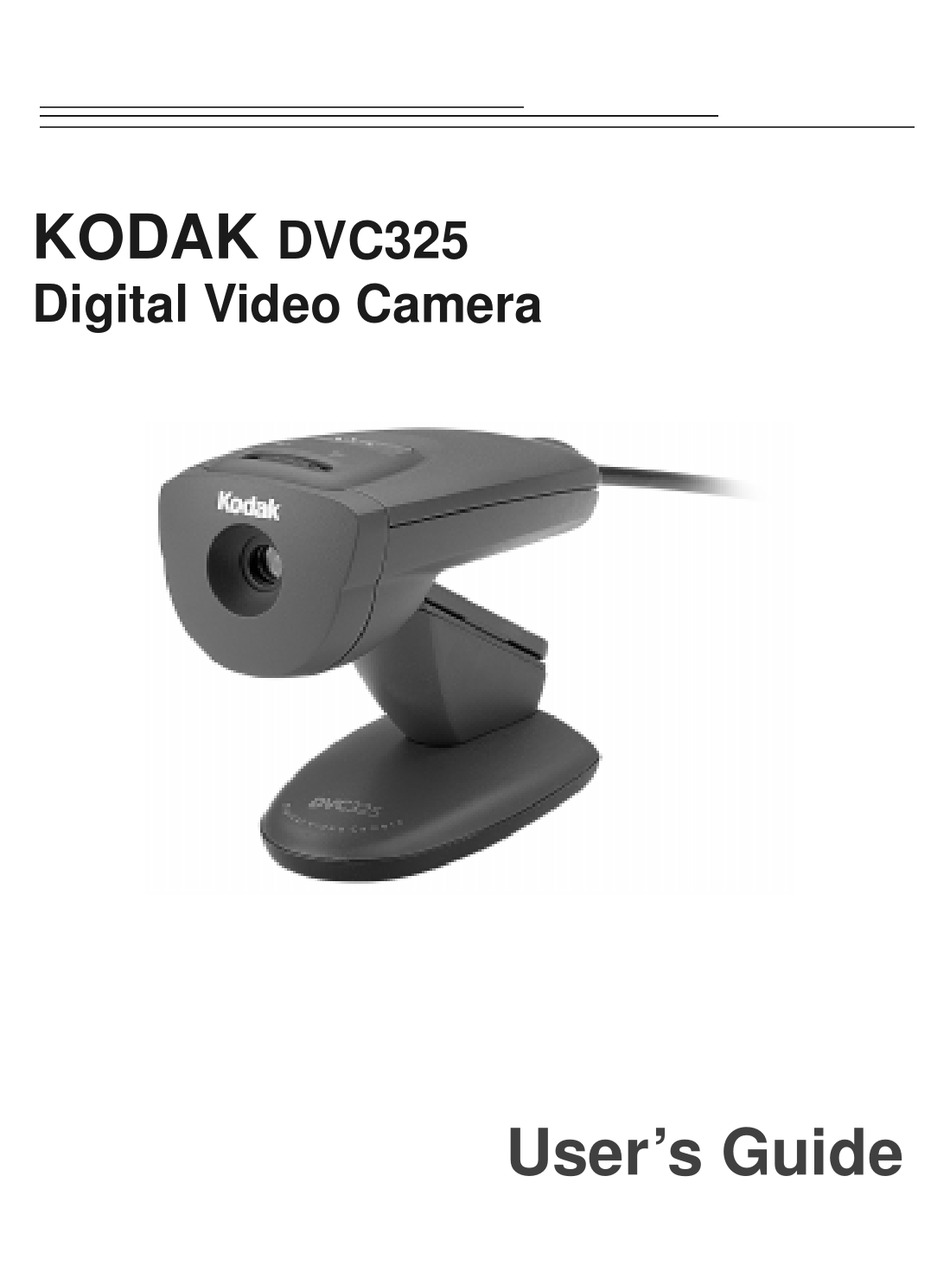 kodak dvc325 digital video camera