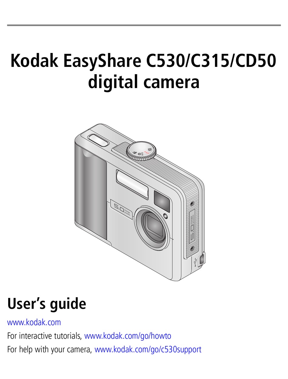 Kodak Easyshare C315 User Manual Pdf Download Manualslib