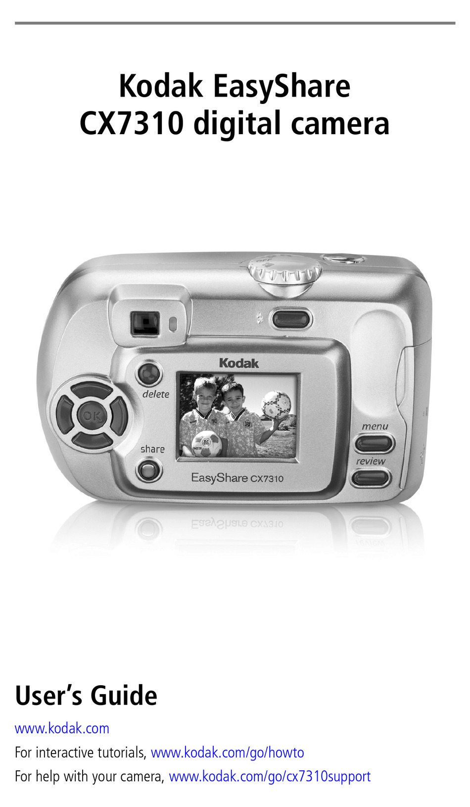 Kodak Cx7310 User Manual Pdf Download Manualslib