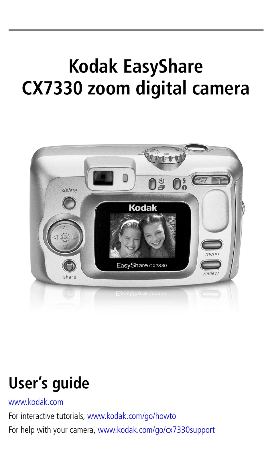 KODAK CX7330 USER MANUAL Pdf Download ManualsLib