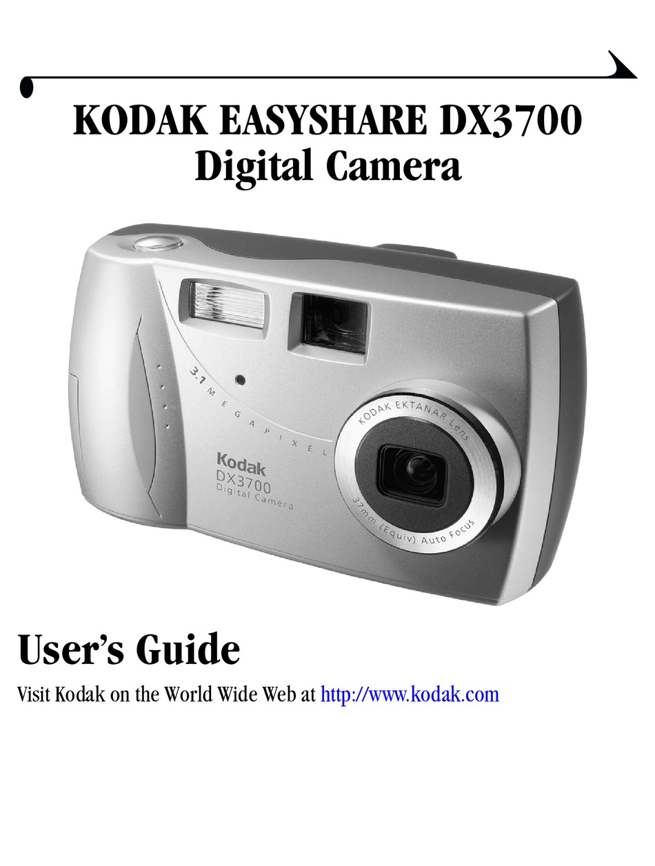 Kodak Easyshare Dx3700 User Manual Pdf Download Manualslib