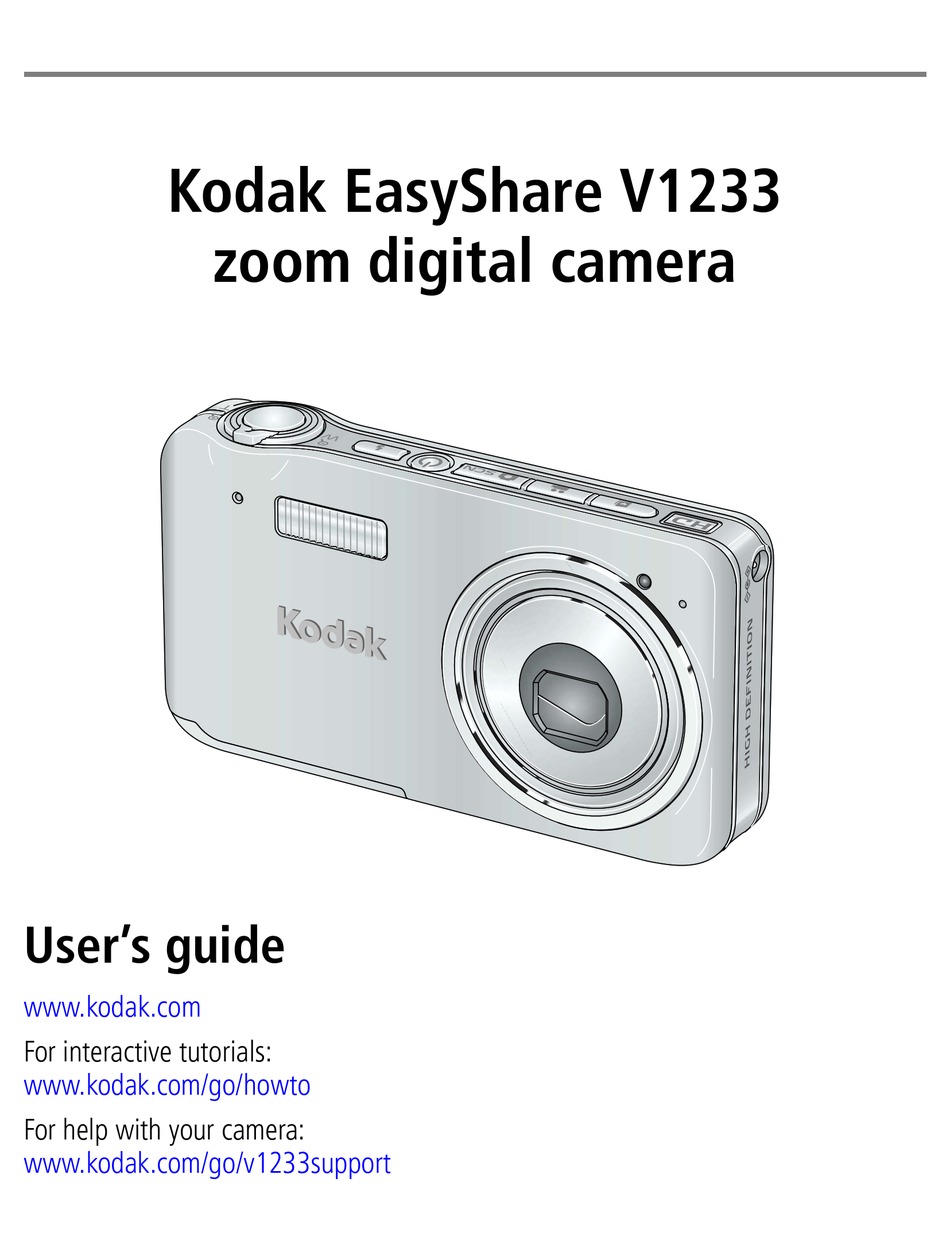 kodak v1233