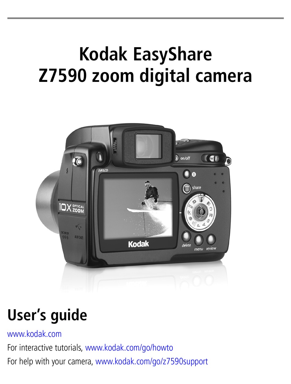 Kodak z7590 firmware driver