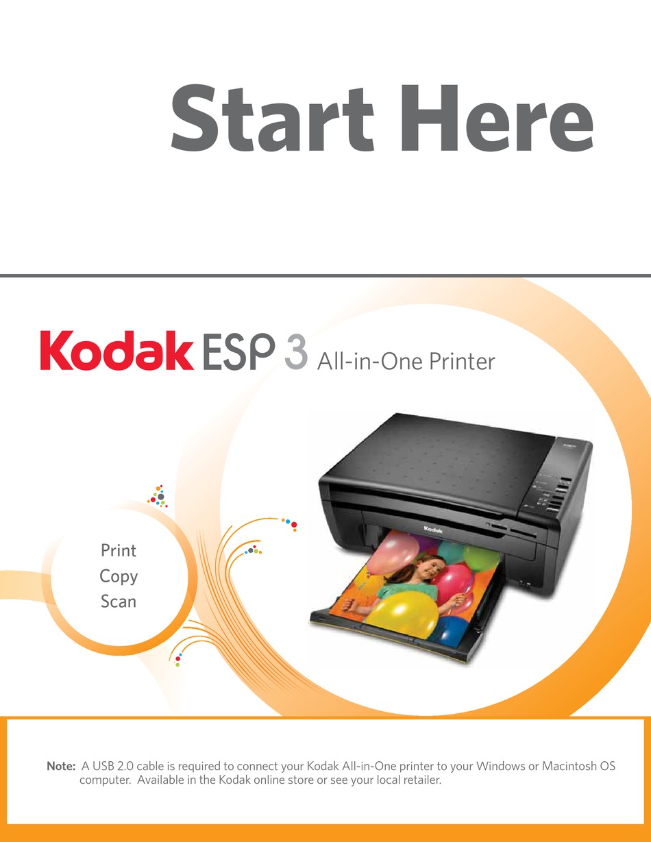 Kodak Esp 3 Start Here Manual Pdf Download Manualslib 2064