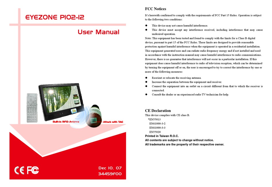 EYEZONE P10212 USER MANUAL Pdf Download ManualsLib
