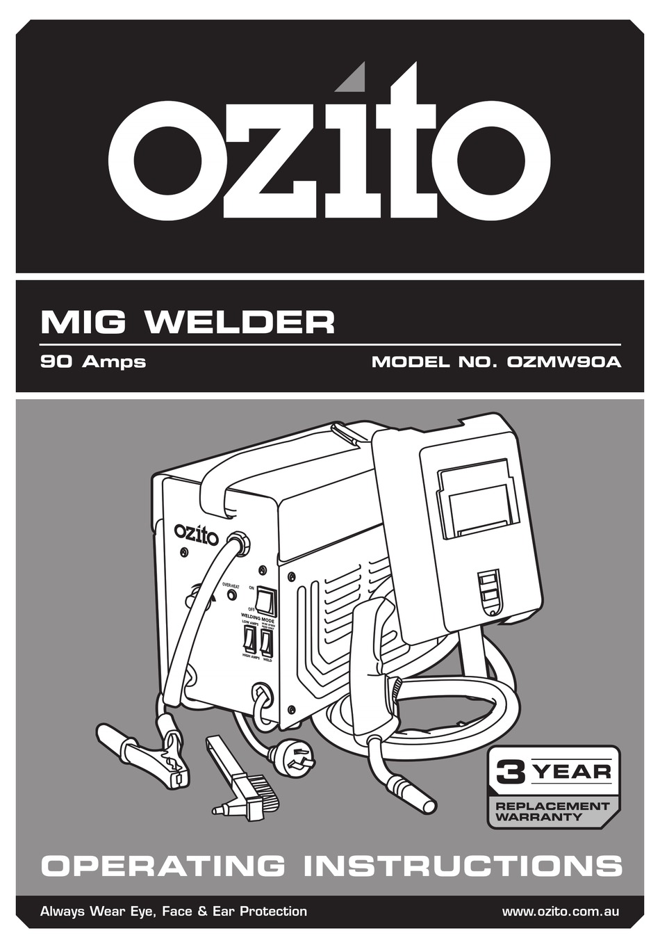OZITO OZMW90A OPERATING INSTRUCTIONS MANUAL Pdf Download ManualsLib