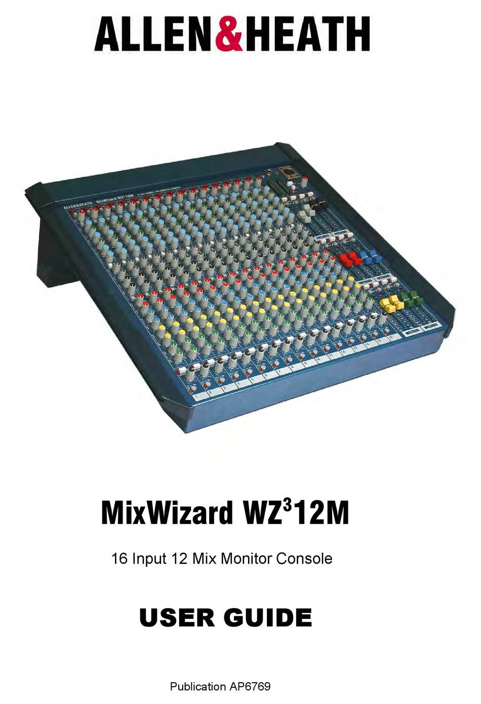 ALLEN & HEATH MIXWIZARD WZ3 12M USER MANUAL Pdf Download ManualsLib