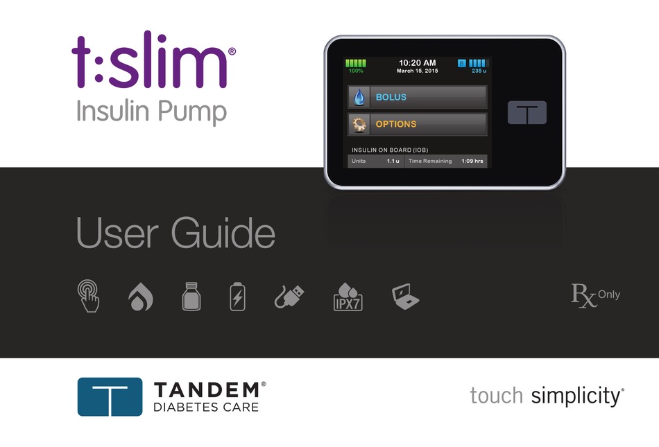 TANDEM T:SLIM USER MANUAL Pdf Download | ManualsLib