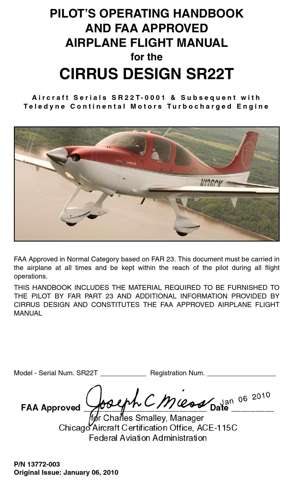 CIRRUS DESIGN SR22T PILOT OPERATING HANDBOOK Pdf Download ManualsLib