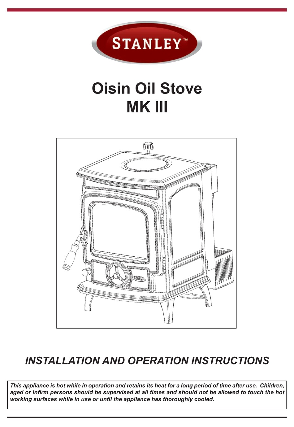 STANLEY MK III INSTALLATION AND OPERATION INSTRUCTIONS MANUAL Pdf ...