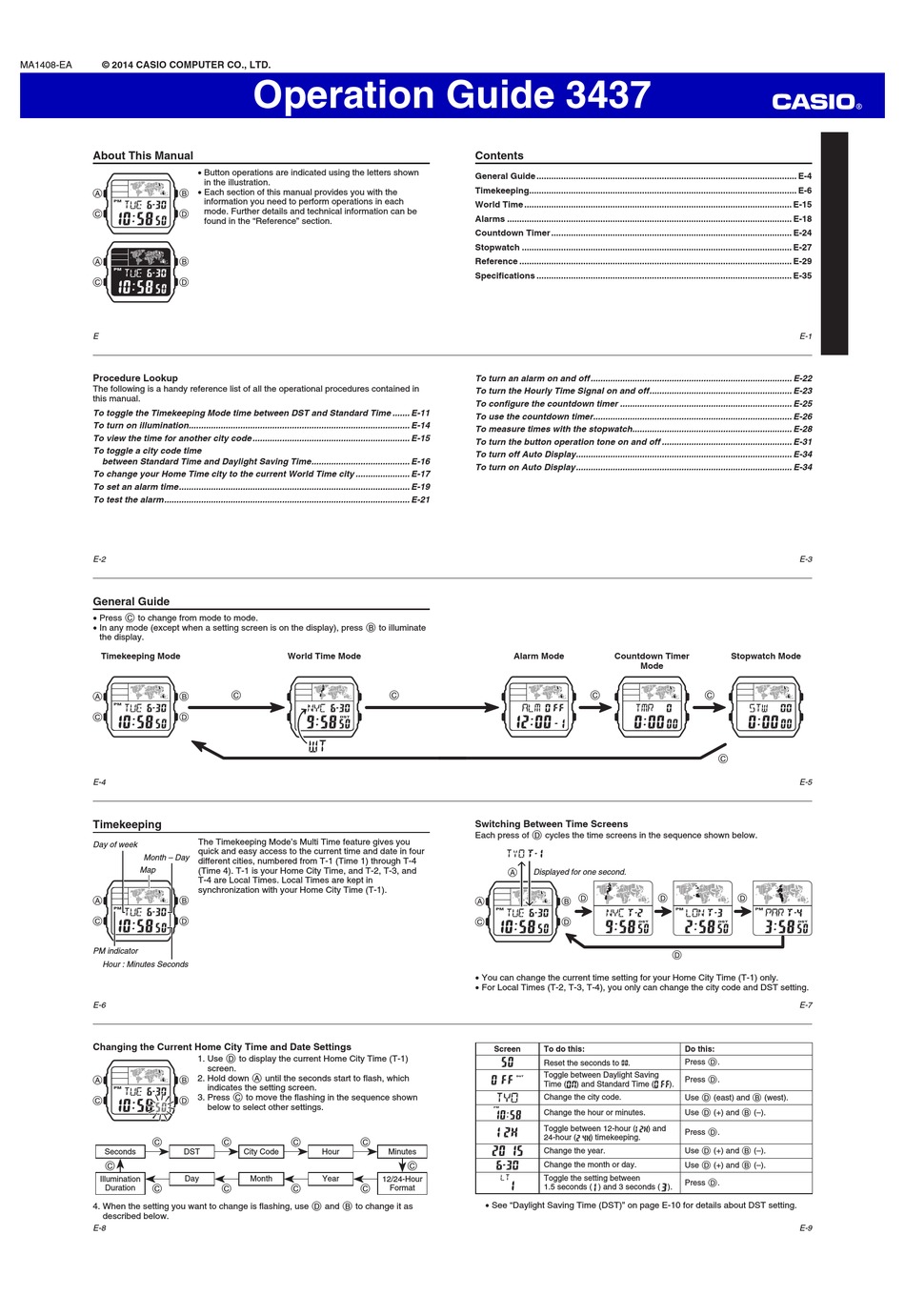 casio 3403 manual