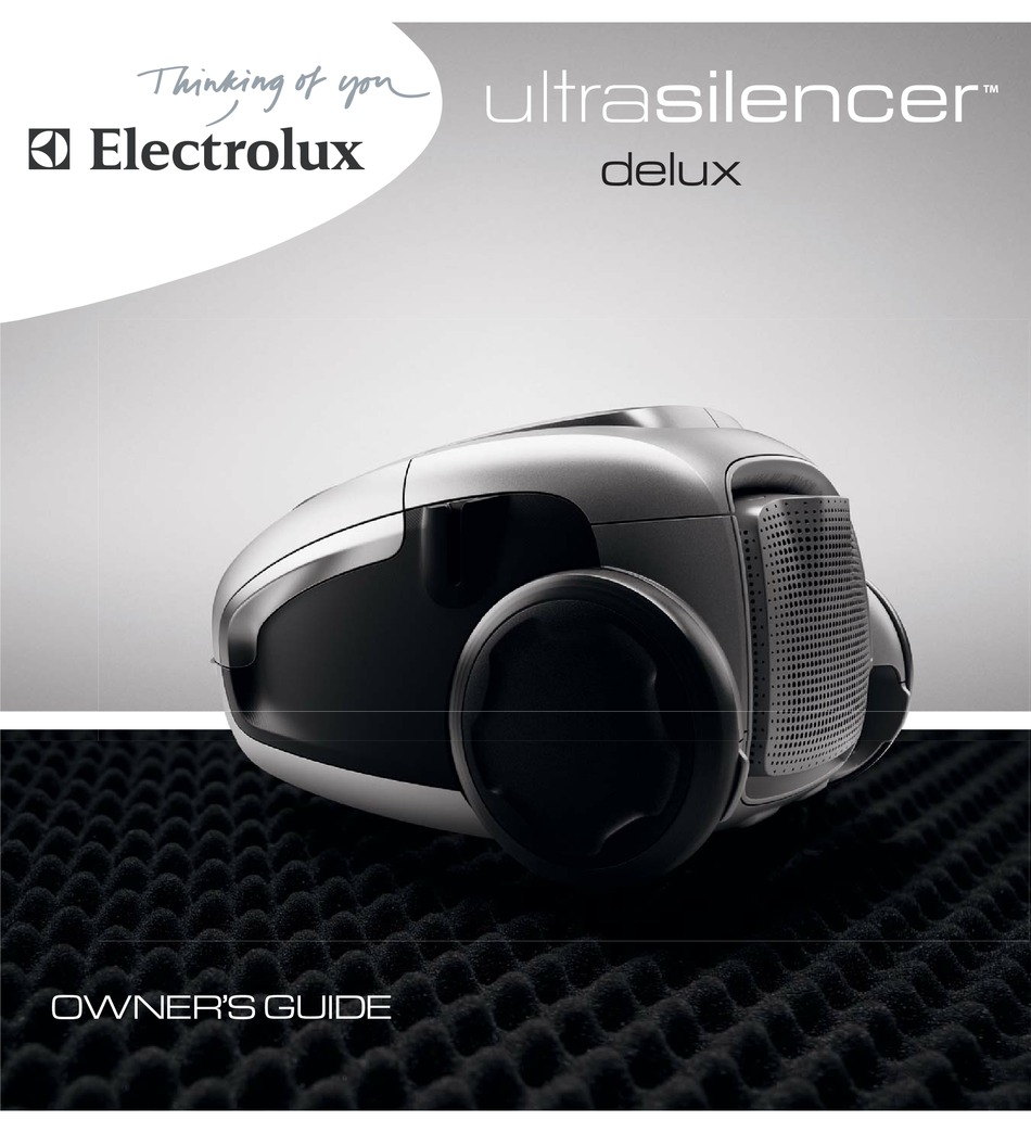 ELECTROLUX ULTRASILENCER DELUX OWNER'S MANUAL Pdf Download ManualsLib