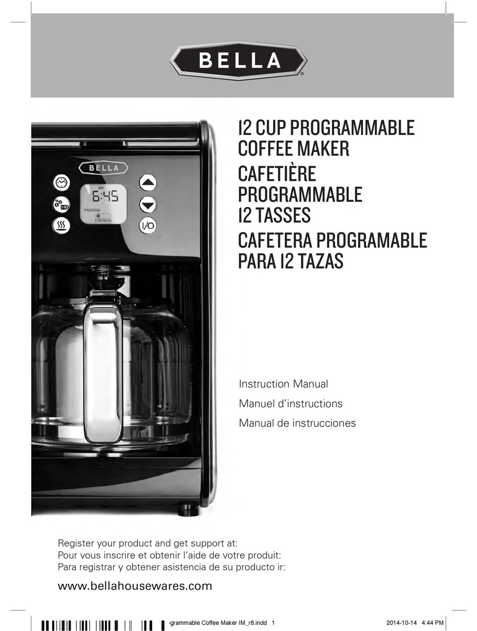 BELLA 14346 INSTRUCTION MANUAL Pdf Download ManualsLib
