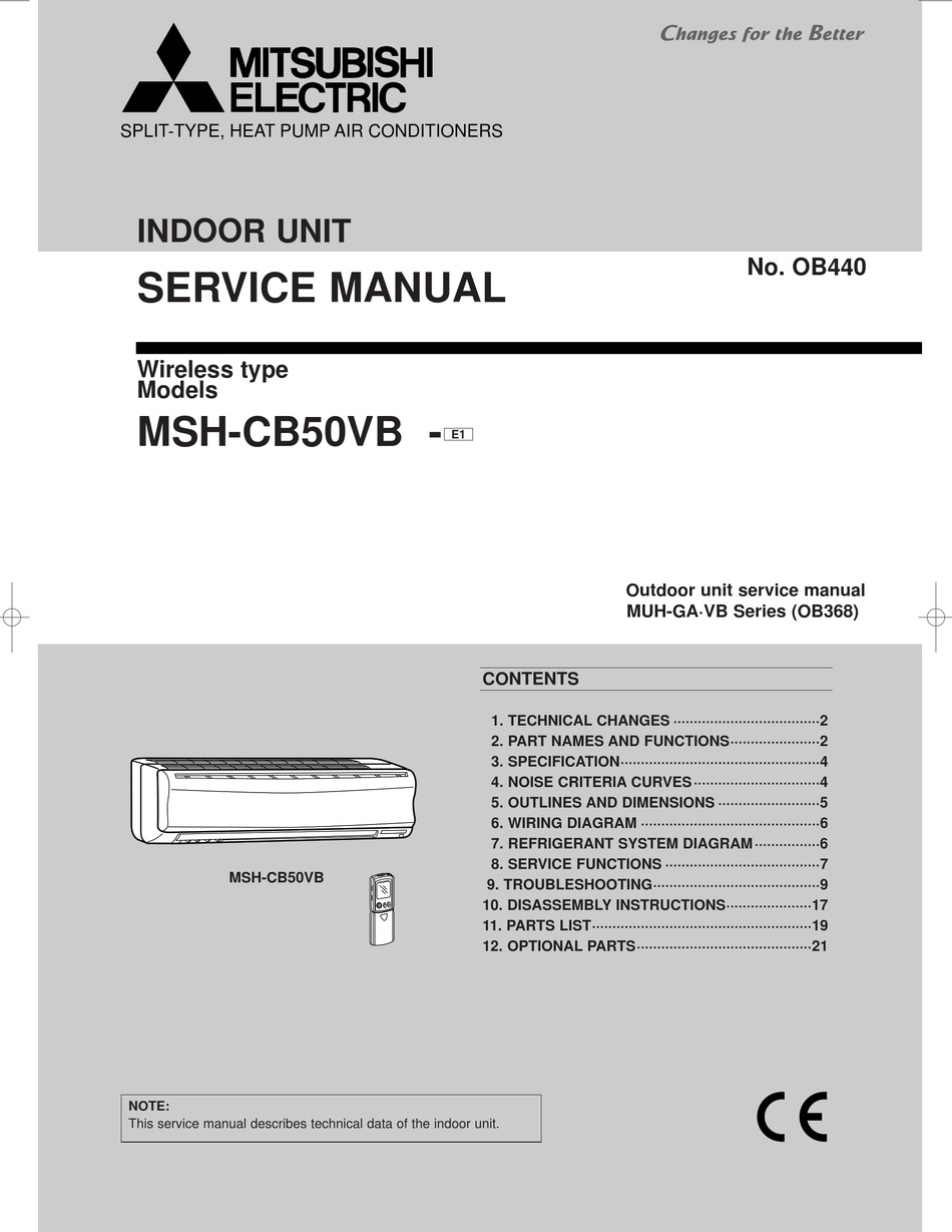 Mitsubishi msh ga50vb