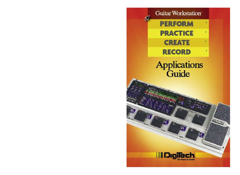 DIGITECH GNX4 APPLICATION MANUAL Pdf Download ManualsLib