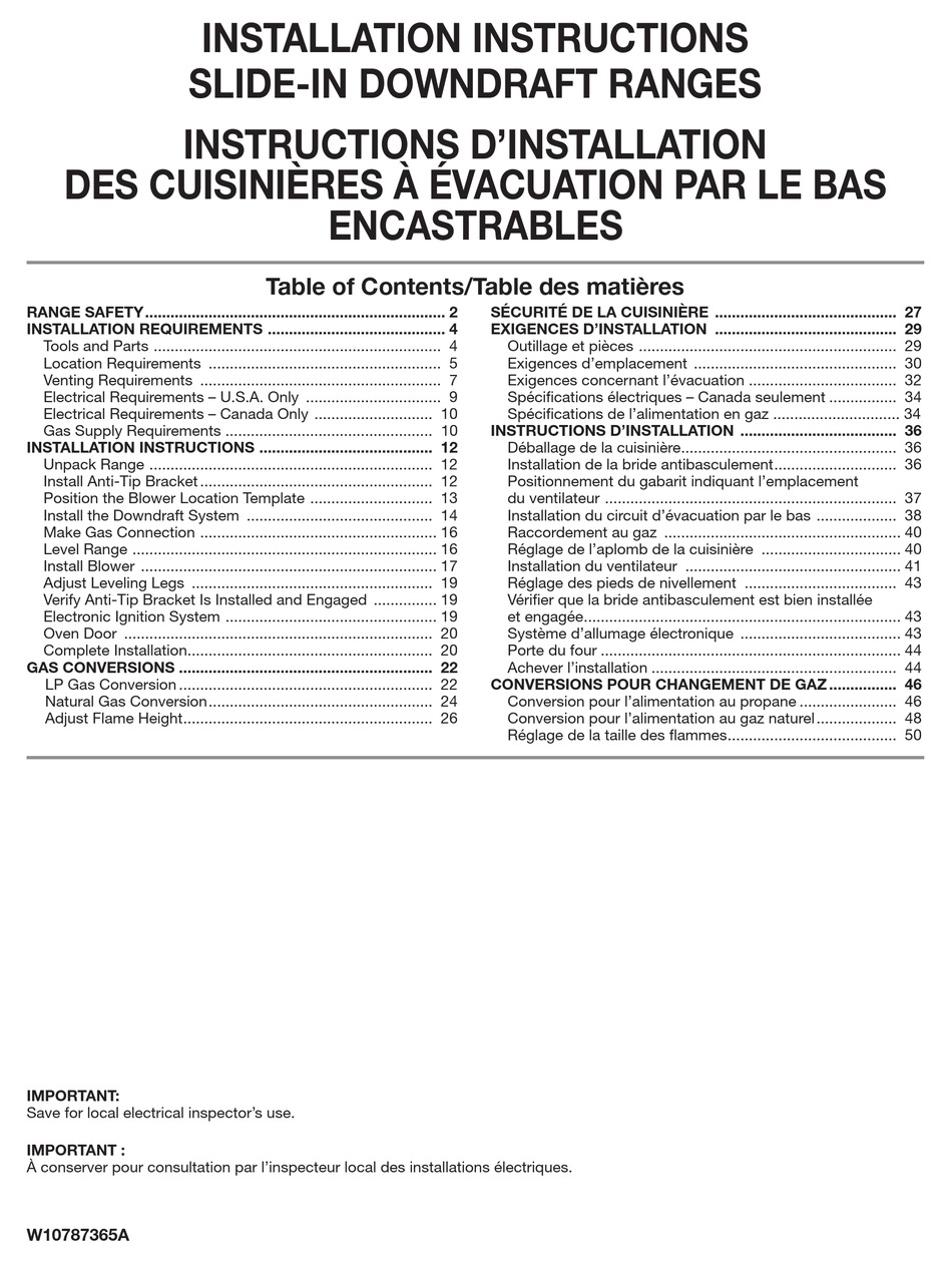 KITCHENAID KSDG950ESS INSTALLATION INSTRUCTIONS MANUAL Pdf Download
