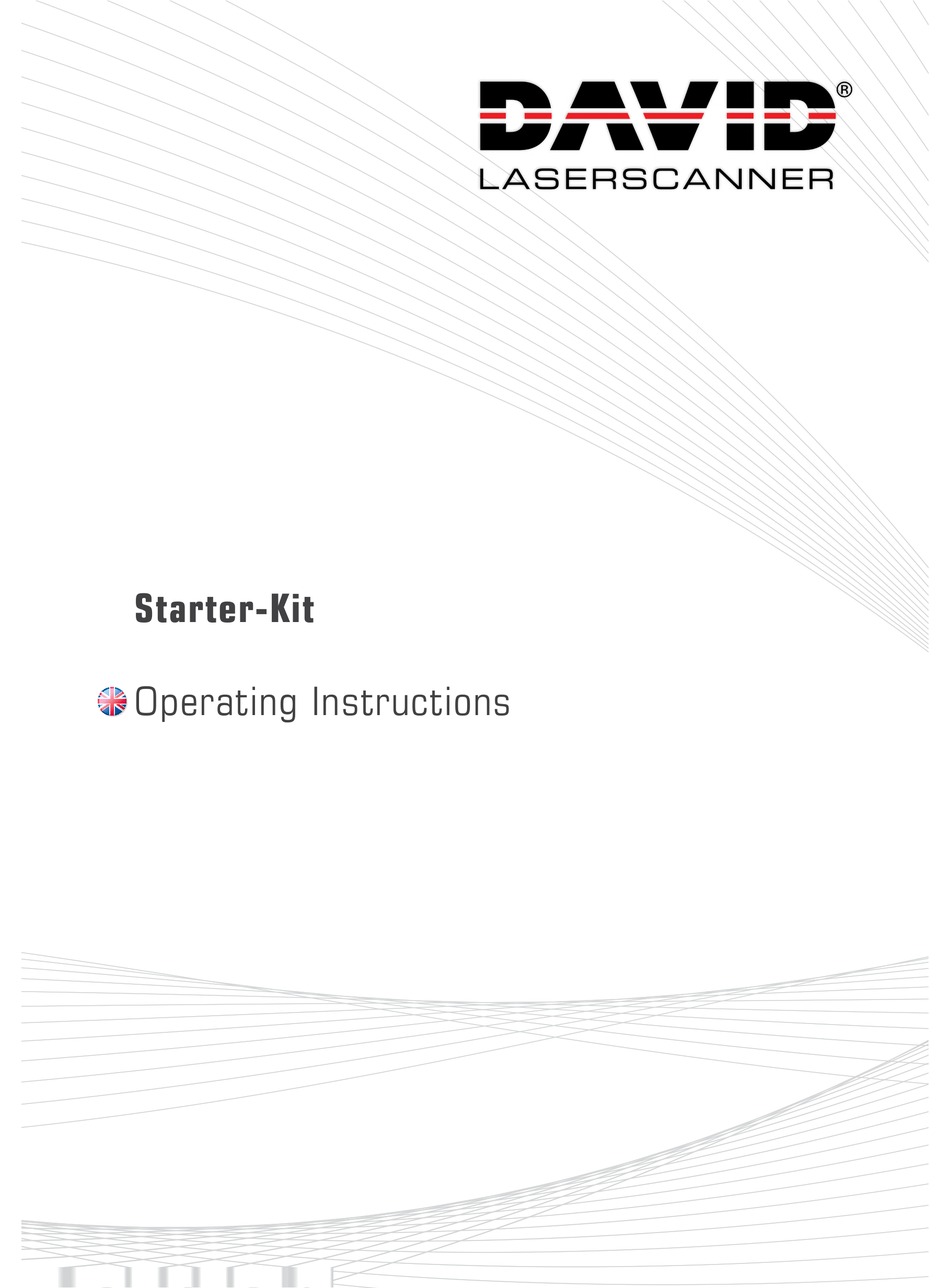 DAVID STARTERKIT2 OPERATING INSTRUCTIONS MANUAL Pdf Download ManualsLib