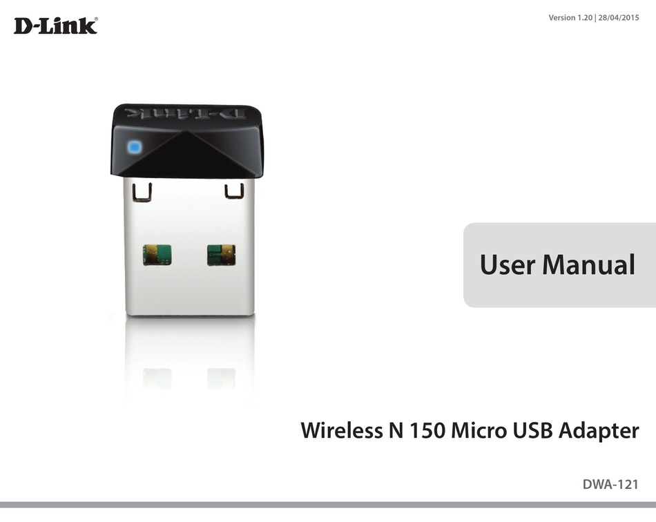 D-Link DWA-121 Wireless N 150 Micro USB Adapter 